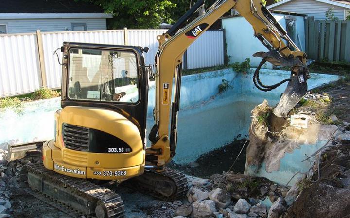 Mini-excavation Salaberry-de-Valleyfield