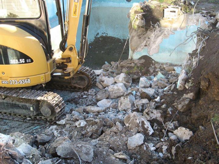 Mini-excavation Salaberry-de-Valleyfield